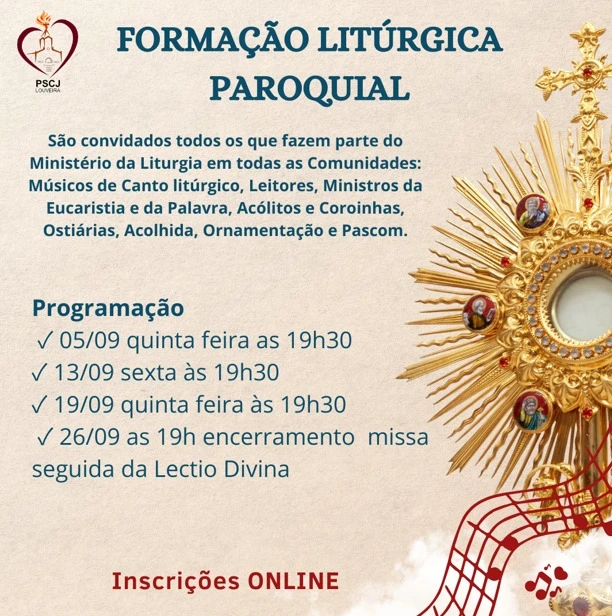 Formação Litúrgica Paroquial